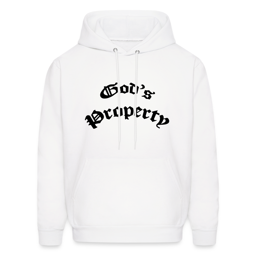 God's Property Hoodie In White - white