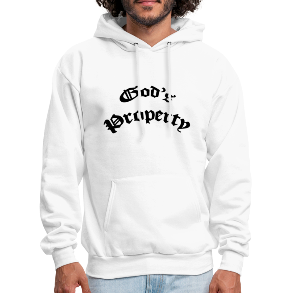 God's Property Hoodie In White - white